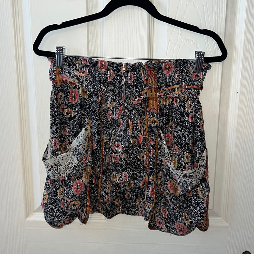 Isabelle Marant Silk Floral Skirt